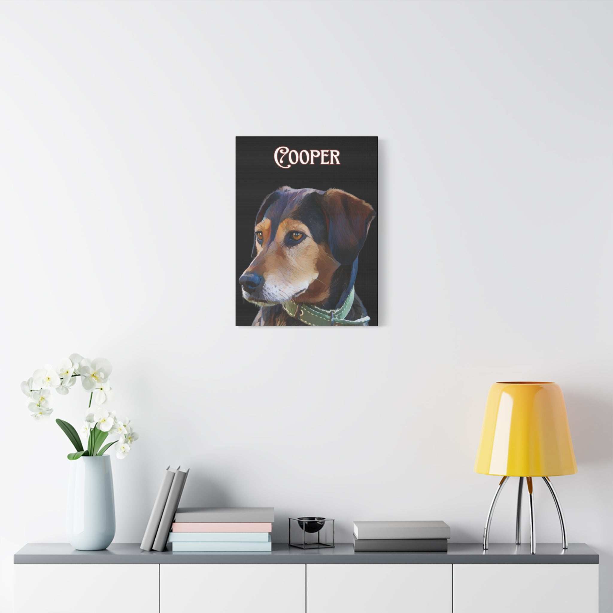 Custom Portrait Cartoon Photo Canvas Print Matte Canvas - Upload Your Photo