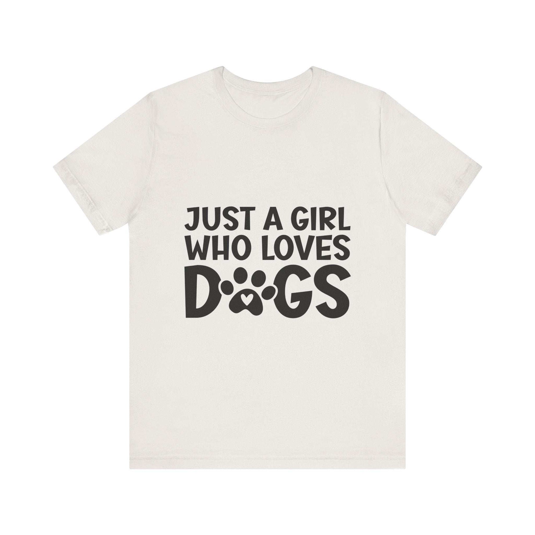 Dog Lover Unisex Tee - Just a Girl Who Loves Dogs