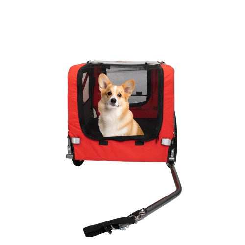 Outdoor Heavy Duty Foldable Utility Pet Stroller Dog Carriers Bicycle Trailer