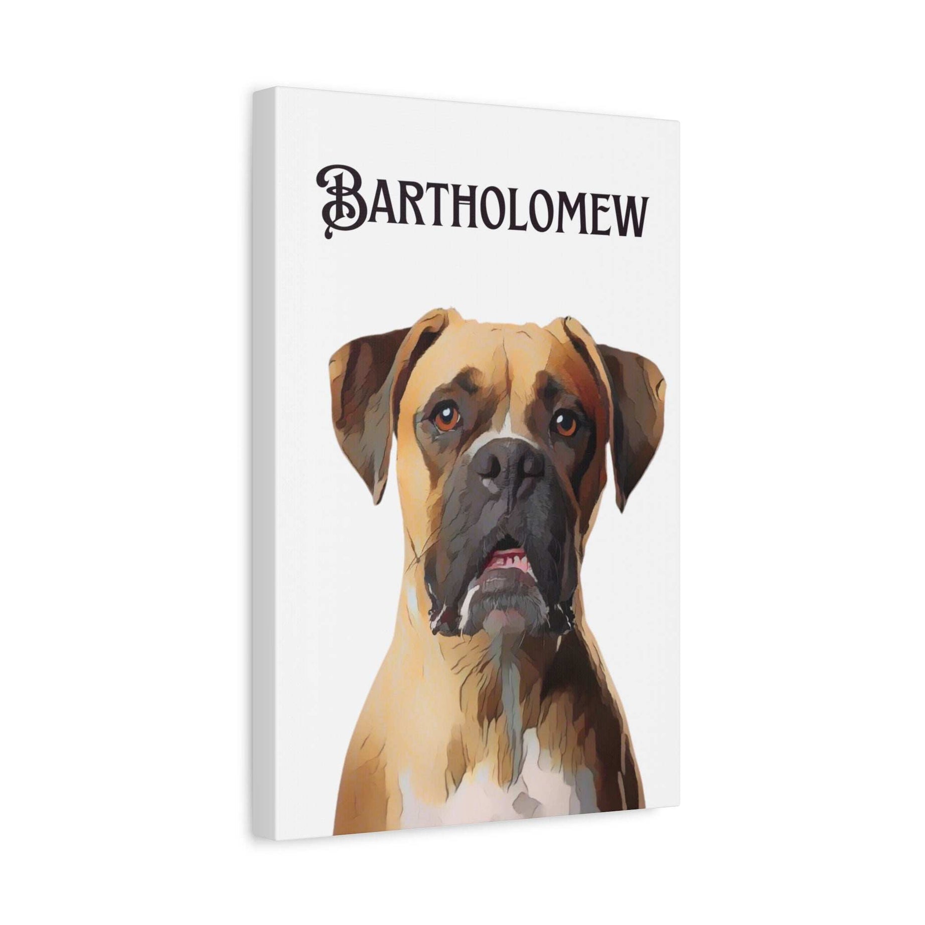 PAW-sonalized White Canvas Print | Upload Photo~Choose size