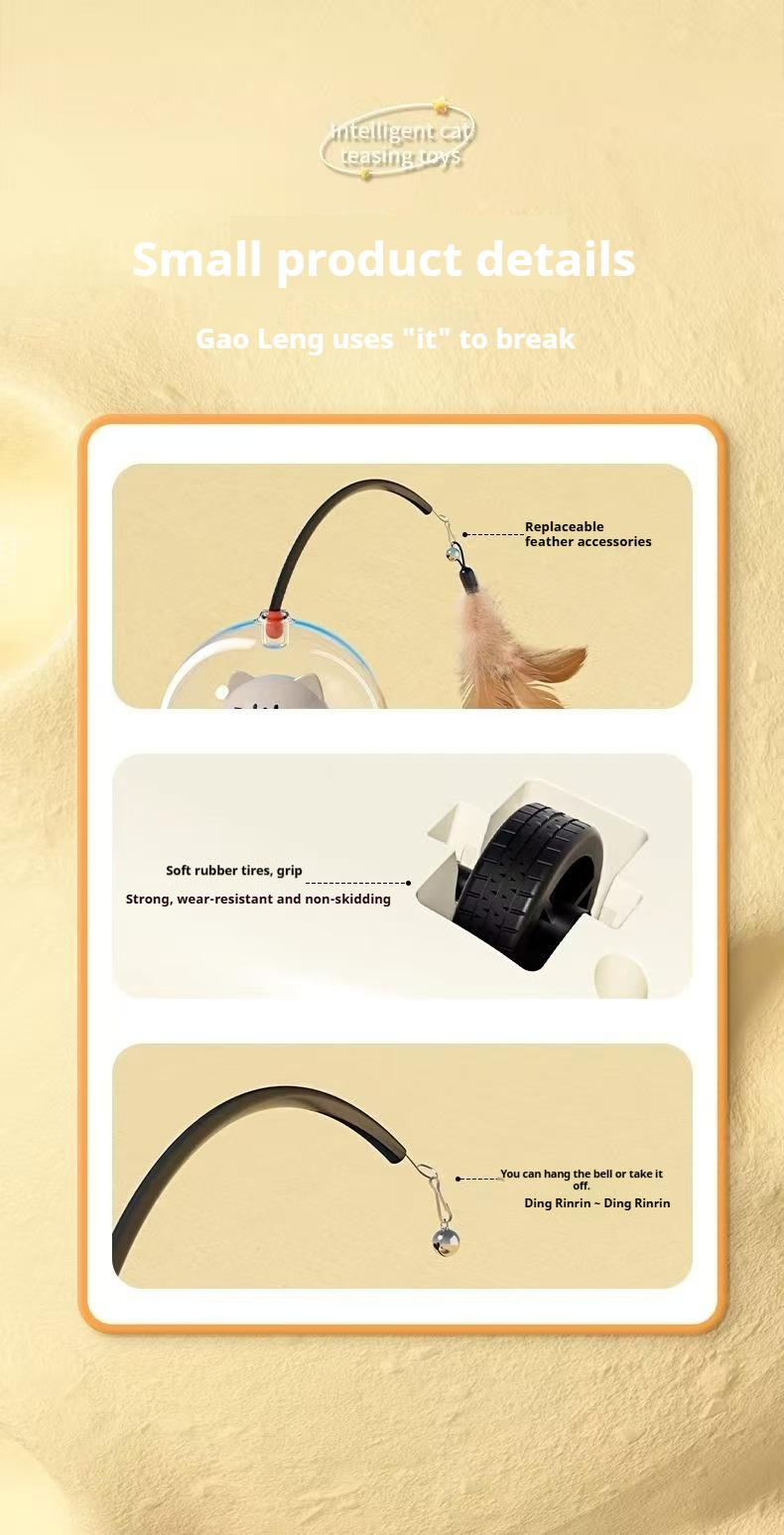 Laser Chase Car - Smart Electric Cat Toy with Auto Pointer