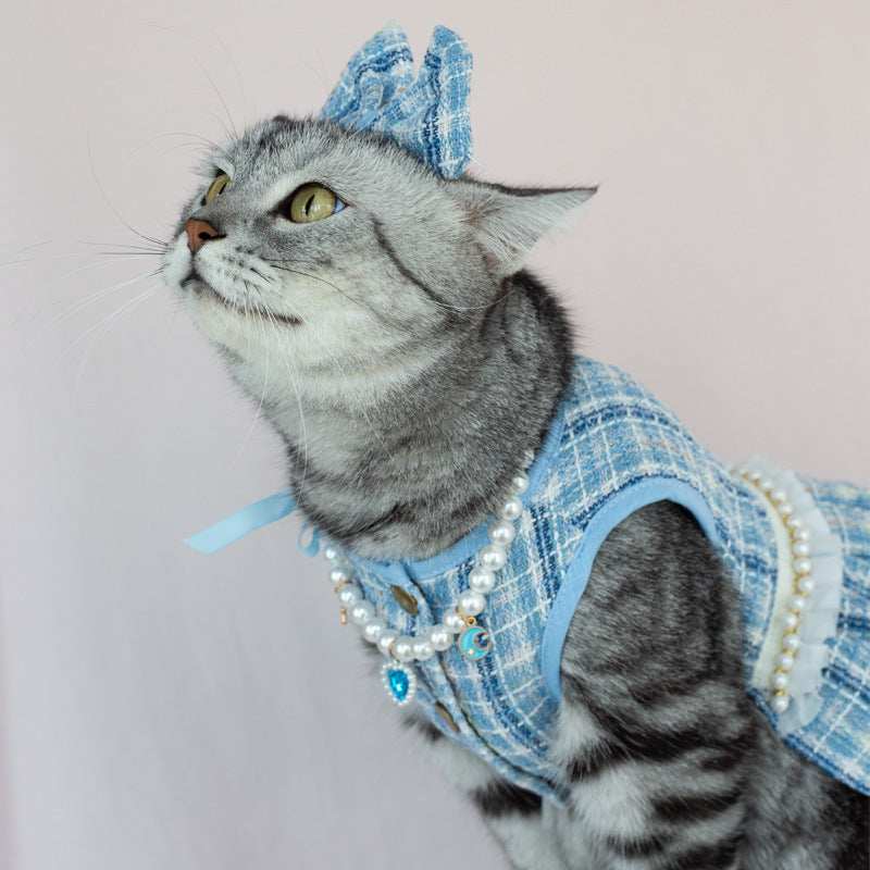 Pet Skirt Cat Fashion Cute Dress