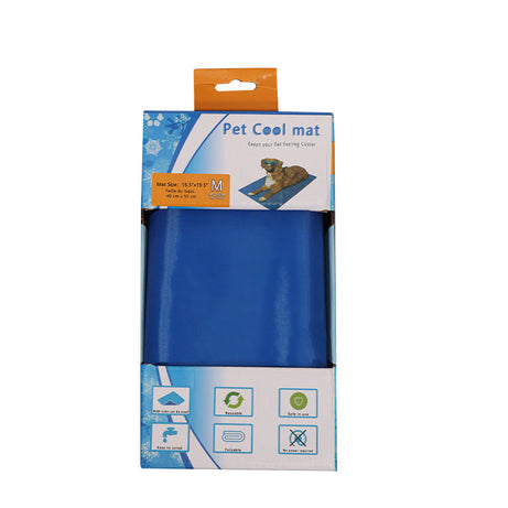 Pet Gel-Sponge Cooling Mat - Happy Paws Chill Out!