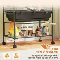 Hamster Cage 5 Tier - Large Rolling Habitat with Tubes