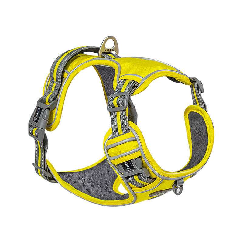 Traction Strap Shock Absorption Comfortable Night Vision Reflective Pet Harness