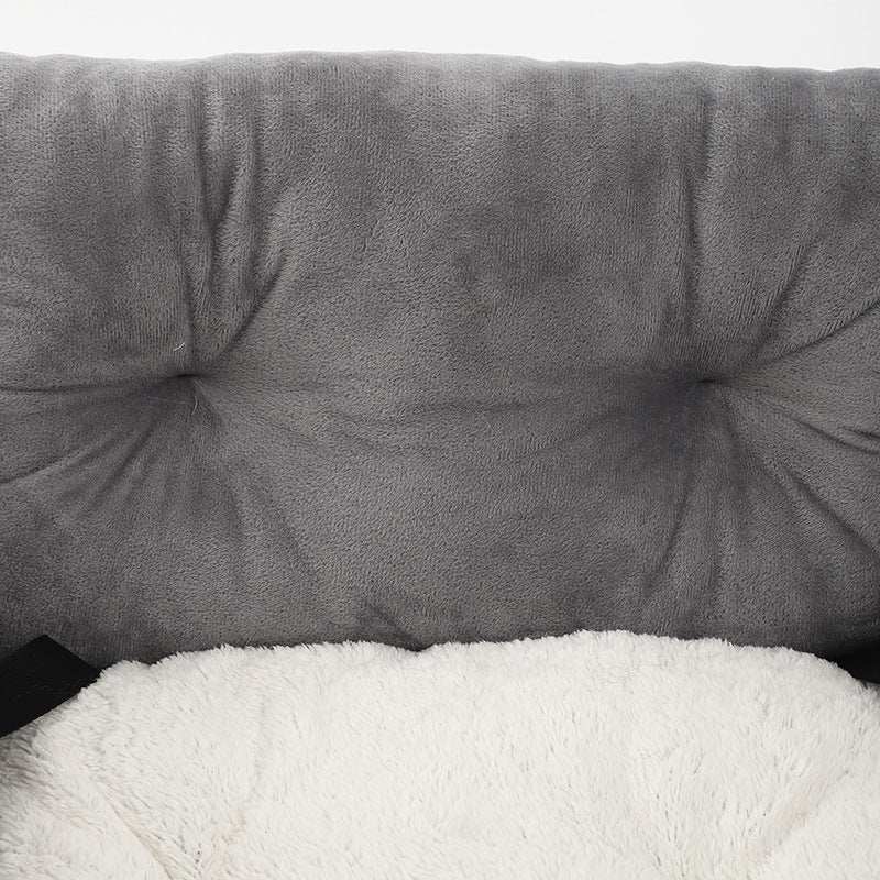 Soft Plush Nest Pet Bed Car Seat - Secure Your Pet