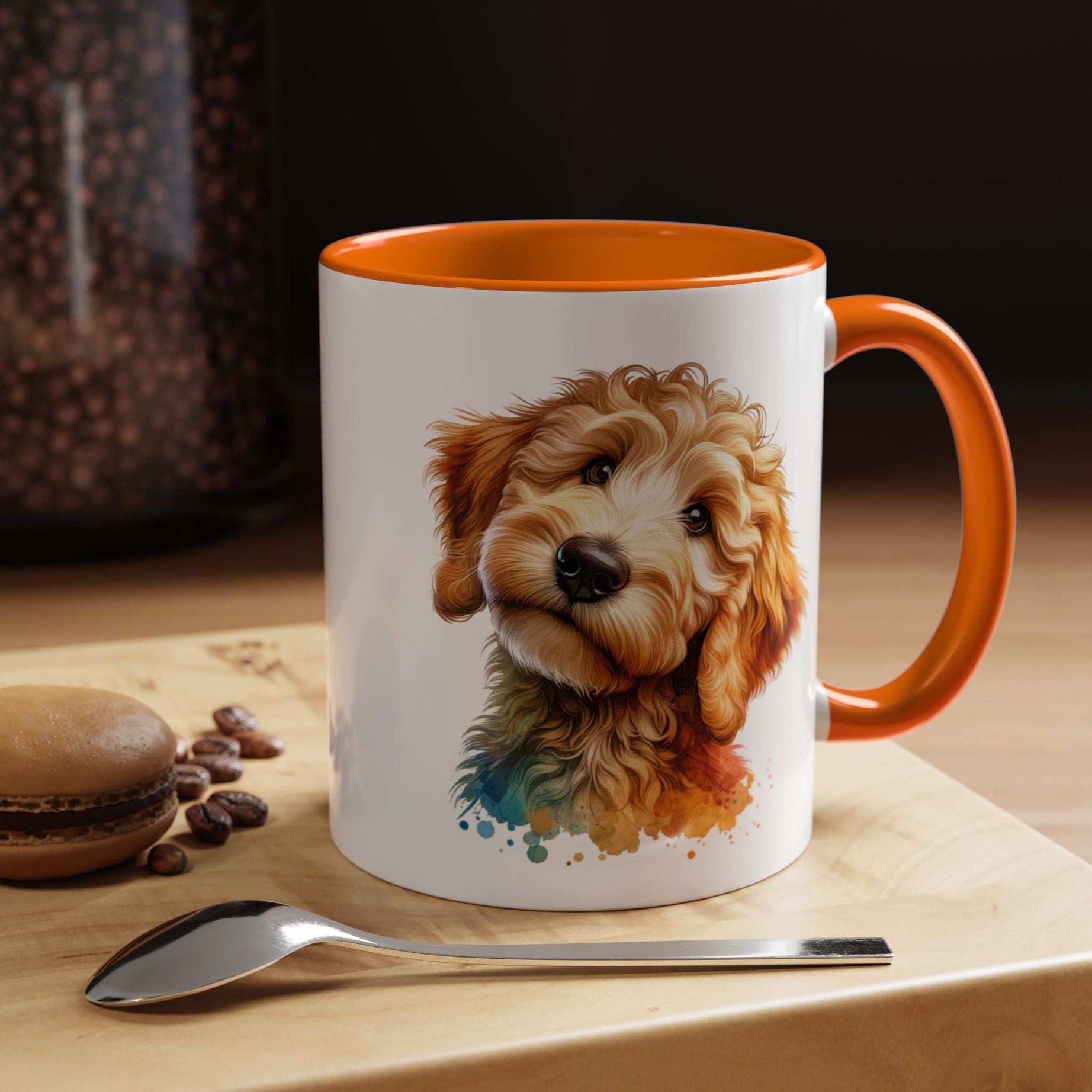 Cute Dog-Themed Accent Coffee Mug - Perfect for Animal Lovers