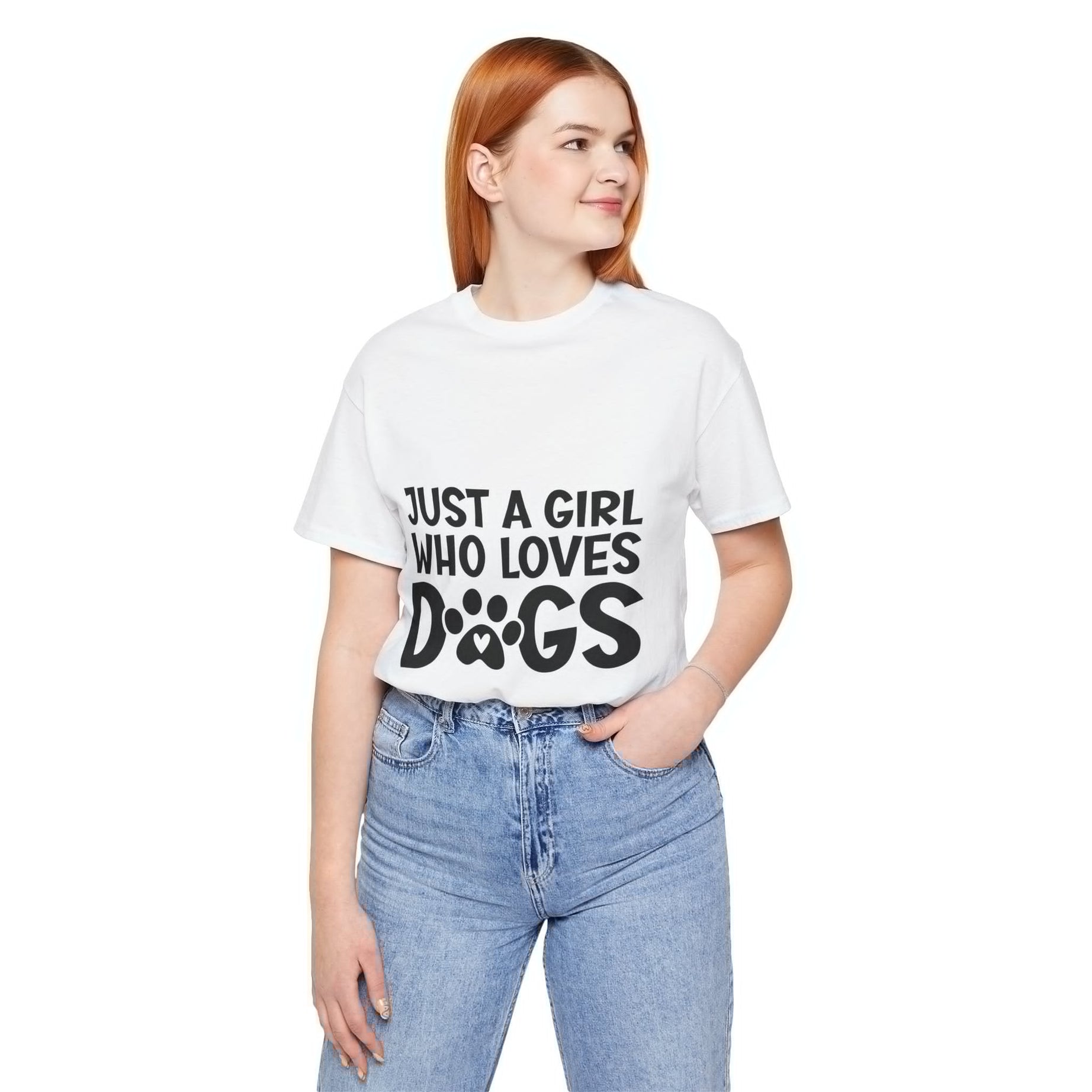 Dog Lover Unisex Tee - Just a Girl Who Loves Dogs