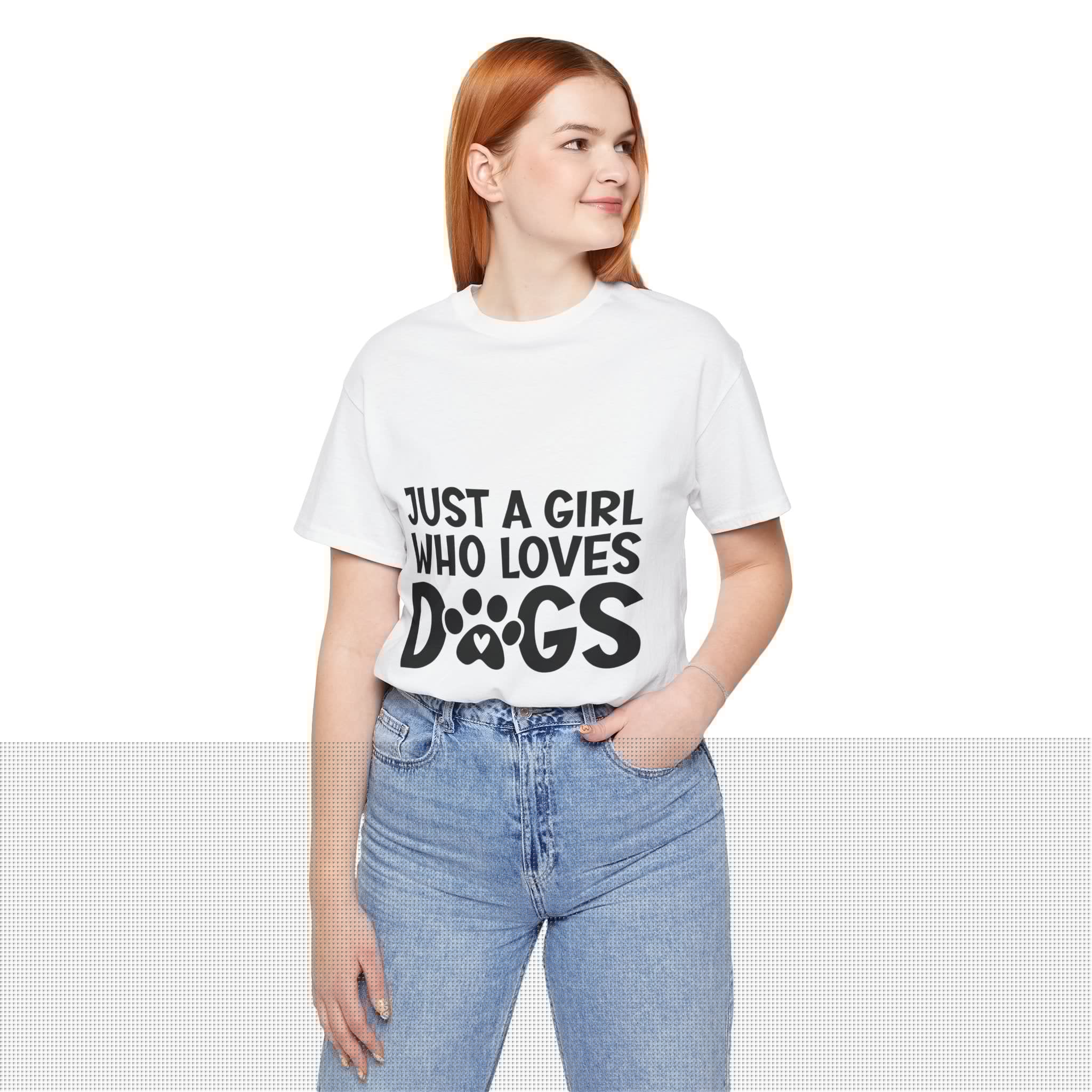 Dog Lover Unisex Tee - Just a Girl Who Loves Dogs