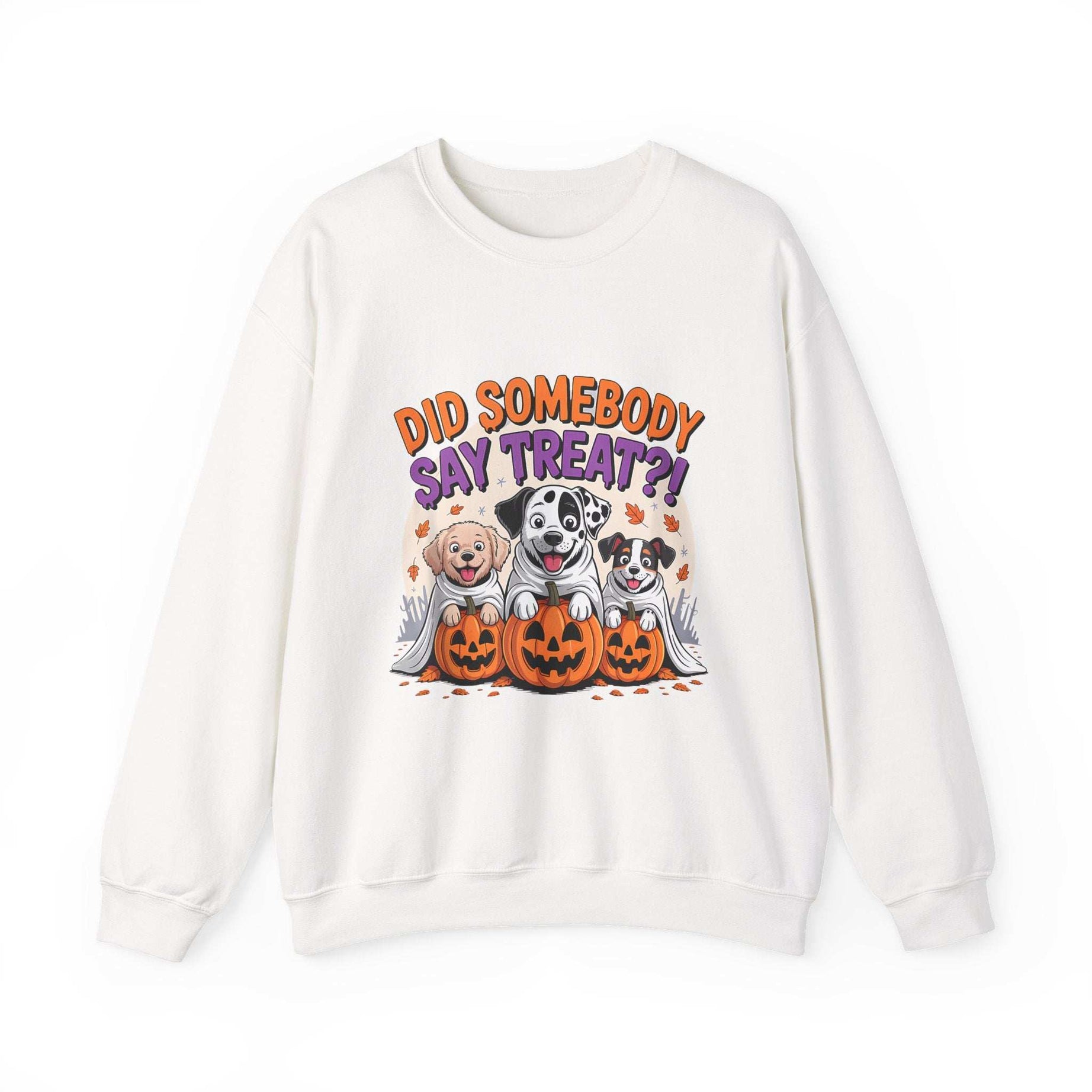 Halloween Dog Lover Crewneck - Cozy Spooky Season Pet Parent Sweatshirt