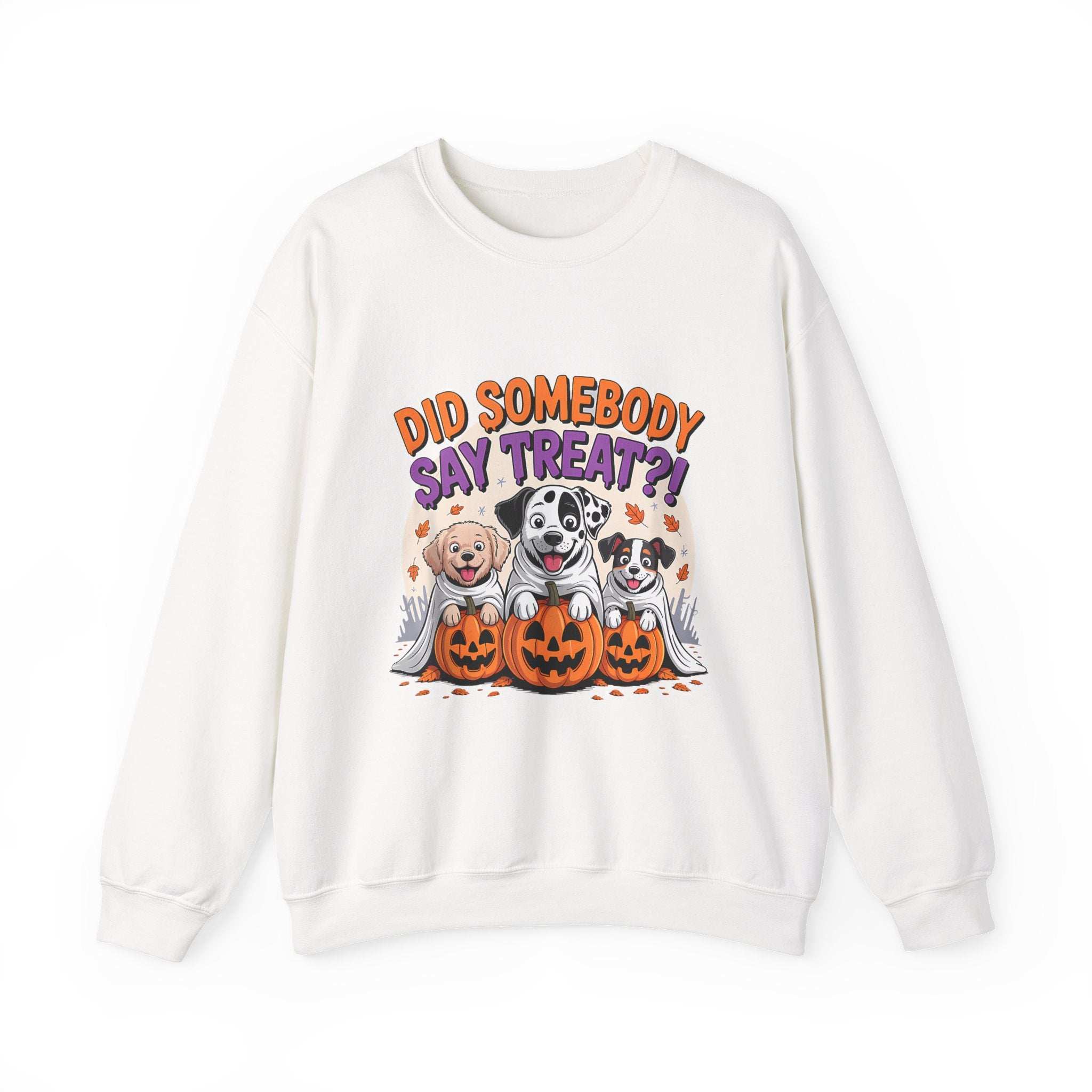 Halloween Dog Lover Crewneck - Cozy Spooky Season Pet Parent Sweatshirt