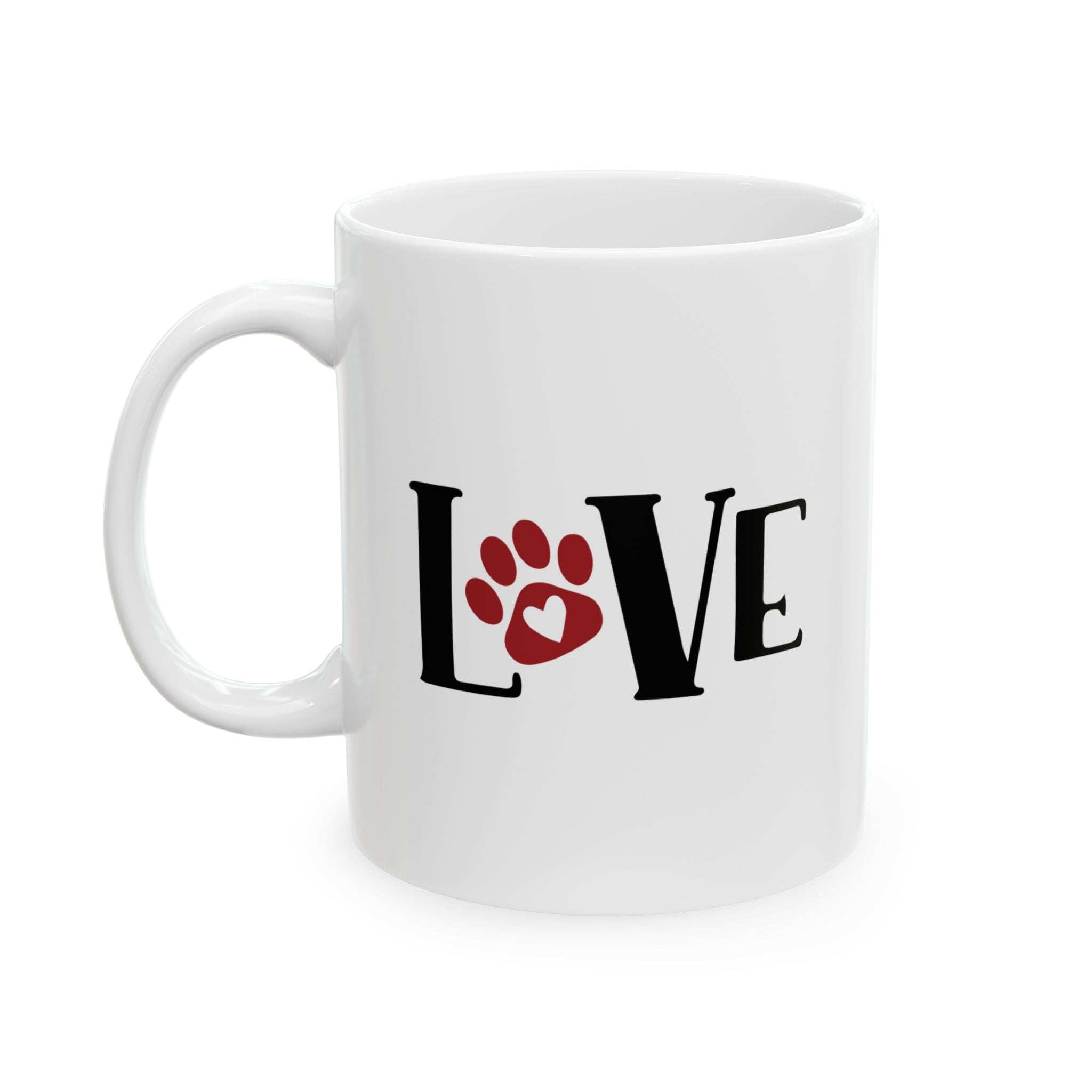 Love Ceramic Mug - 11oz & 15oz - Perfect Gift for All Dog Lovers