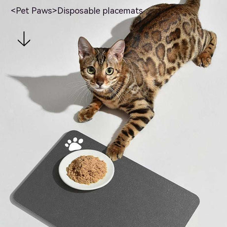 Pet Feeding Mat for Dogs and Cats - Washable And Reusable Placemat