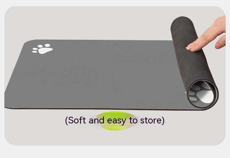 Pet Feeding Mat for Dogs and Cats - Washable And Reusable Placemat