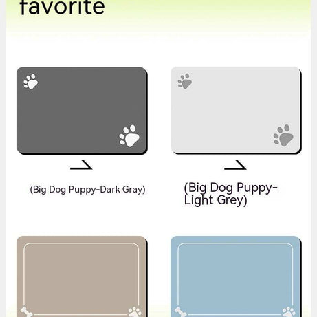 Pet Feeding Mat for Dogs and Cats - Washable And Reusable Placemat