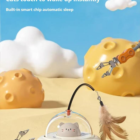 Laser Chase Car - Smart Electric Cat Toy with Auto Pointer