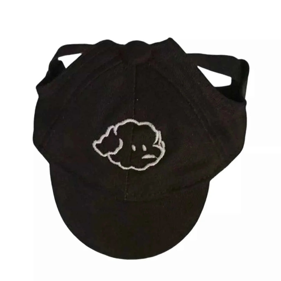 Embroidered Pet Baseball Cap - Over Ear Style