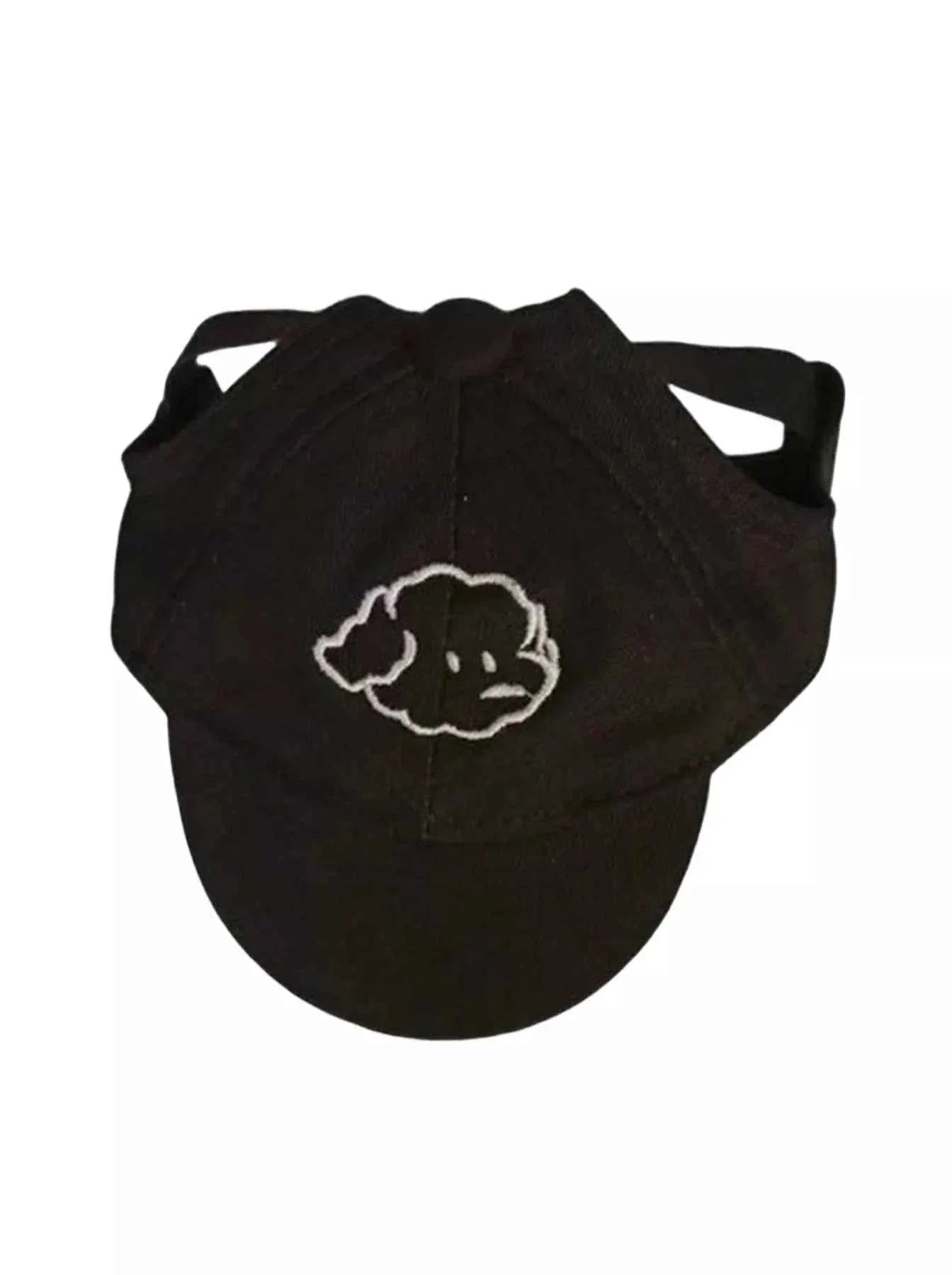 Embroidered Pet Baseball Cap - Over Ear Style