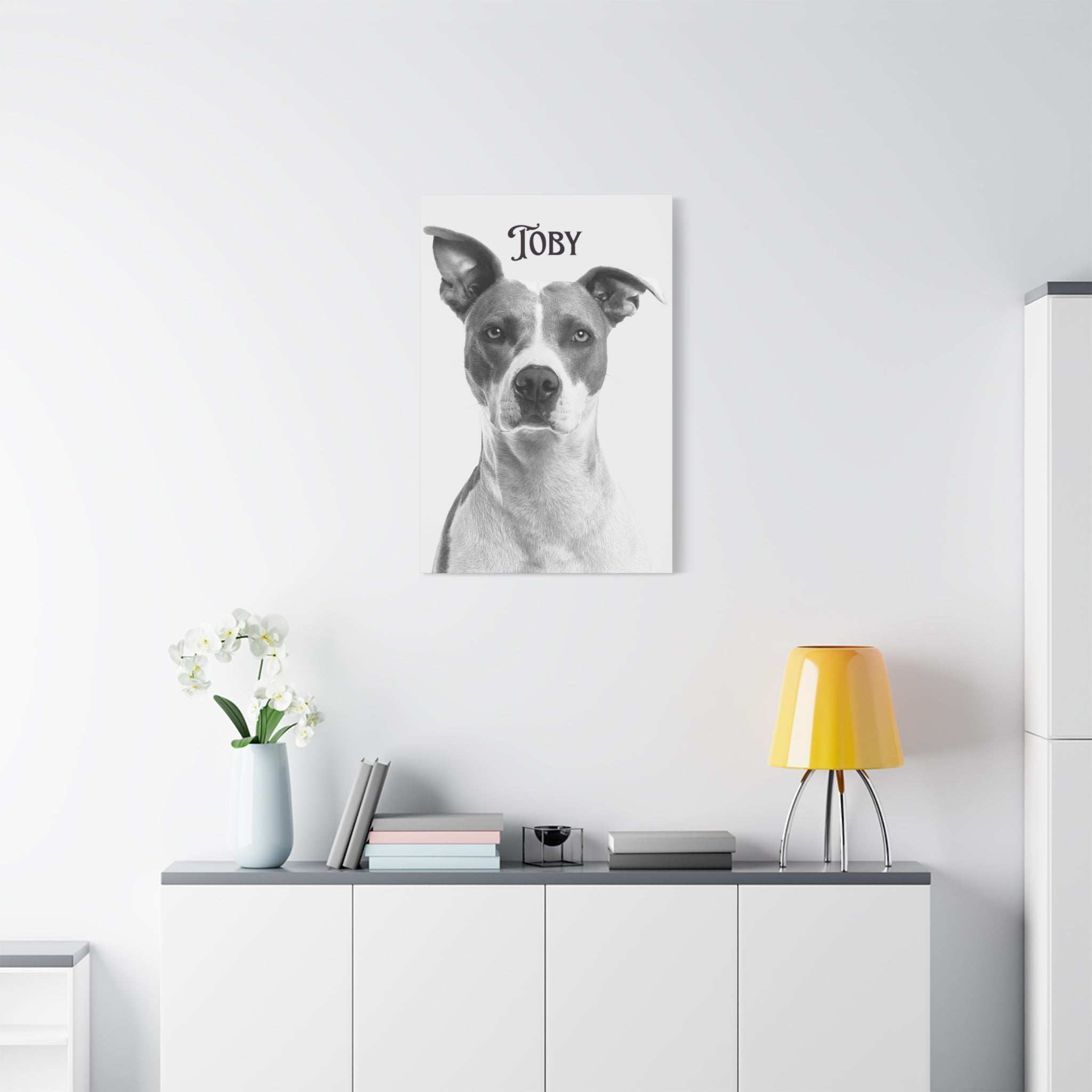 Custom Portrait Photo Canvas Print - Stretched Wall Art for Pet Lovers