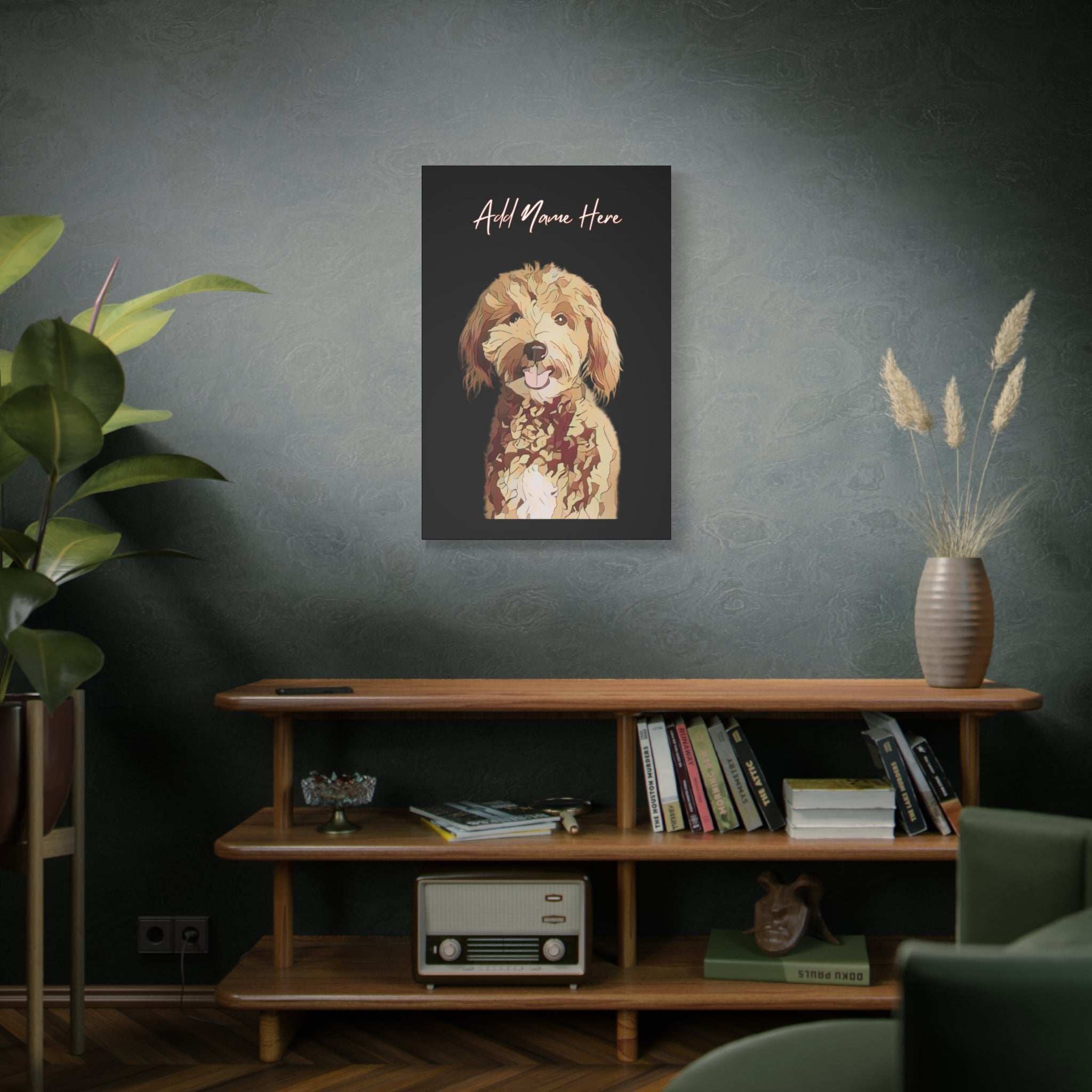 Custom Cartoonify Portrait Canvas - Personalized Art for Pet Lovers