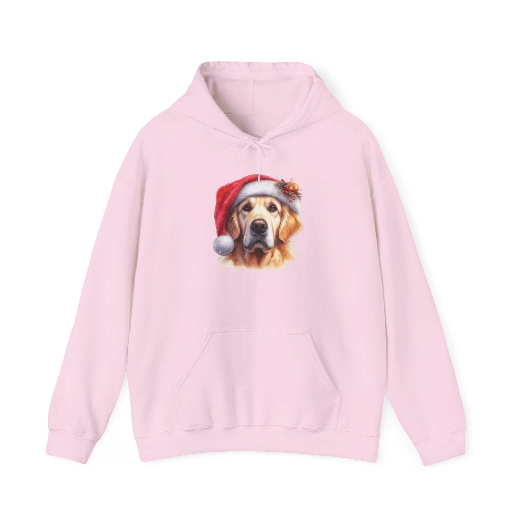 Christmas Hoodie - Golden Retriever in Santa Hat