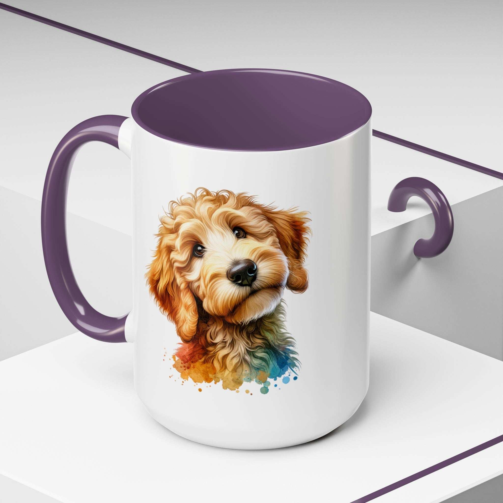 Cute Dog-Themed Accent Coffee Mug - Perfect for Animal Lovers