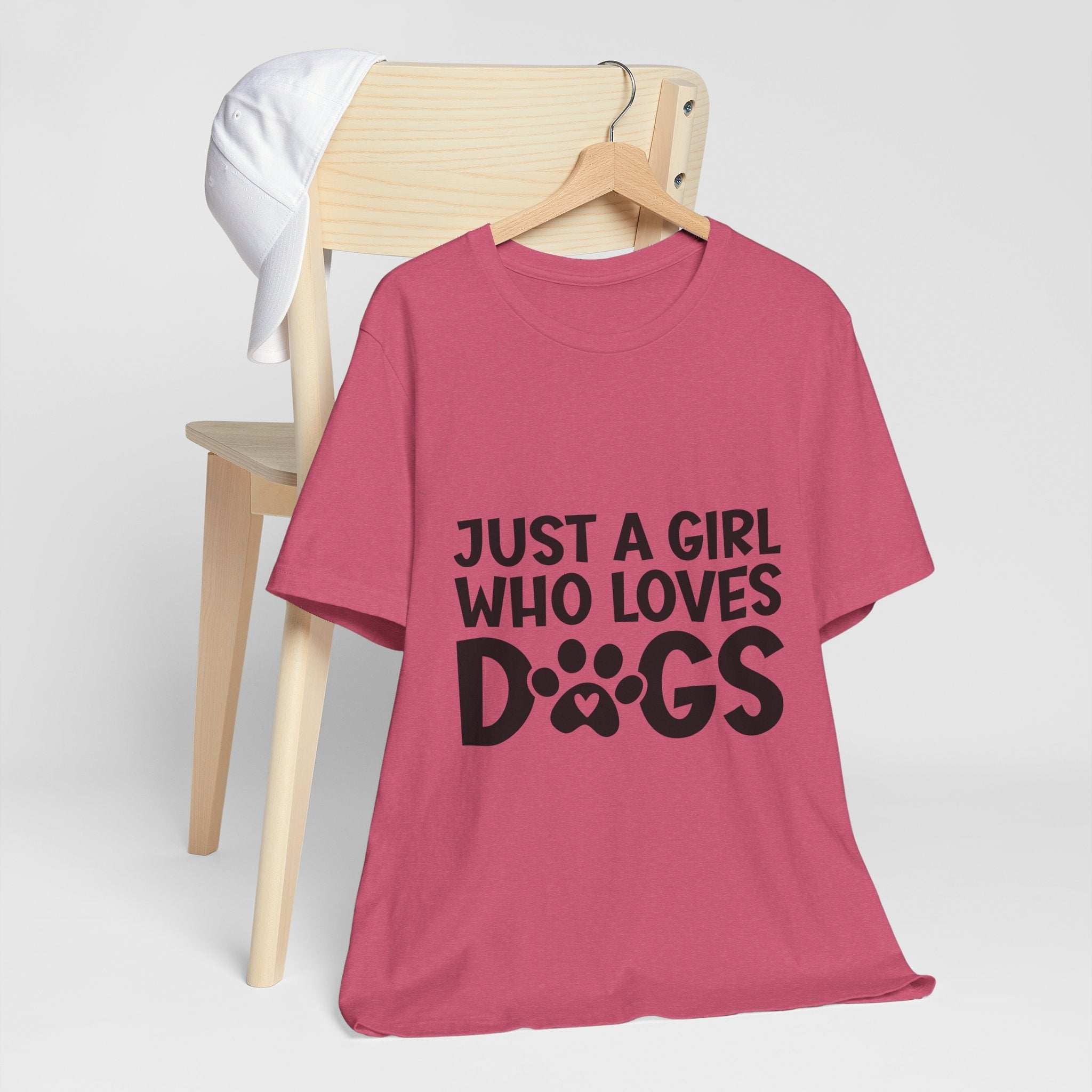 Dog Lover Unisex Tee - Just a Girl Who Loves Dogs
