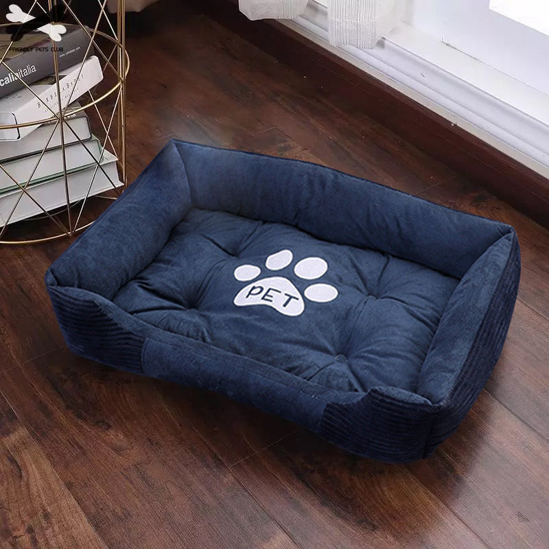 Winter Pet Bed - Warm Cozy Cushion for Dogs & Cats