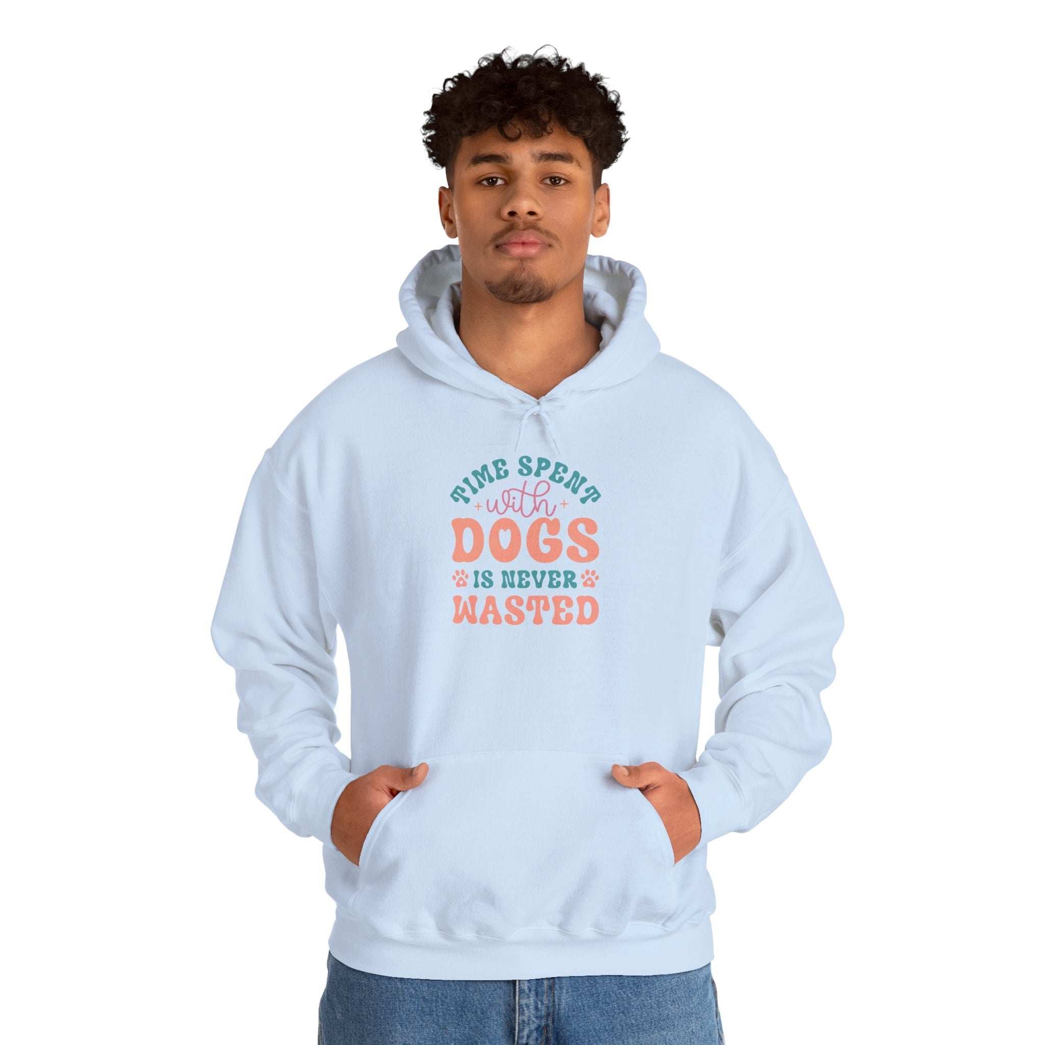 Time Spent with Dogs Hoodie - Perfect for Dog Lovers
