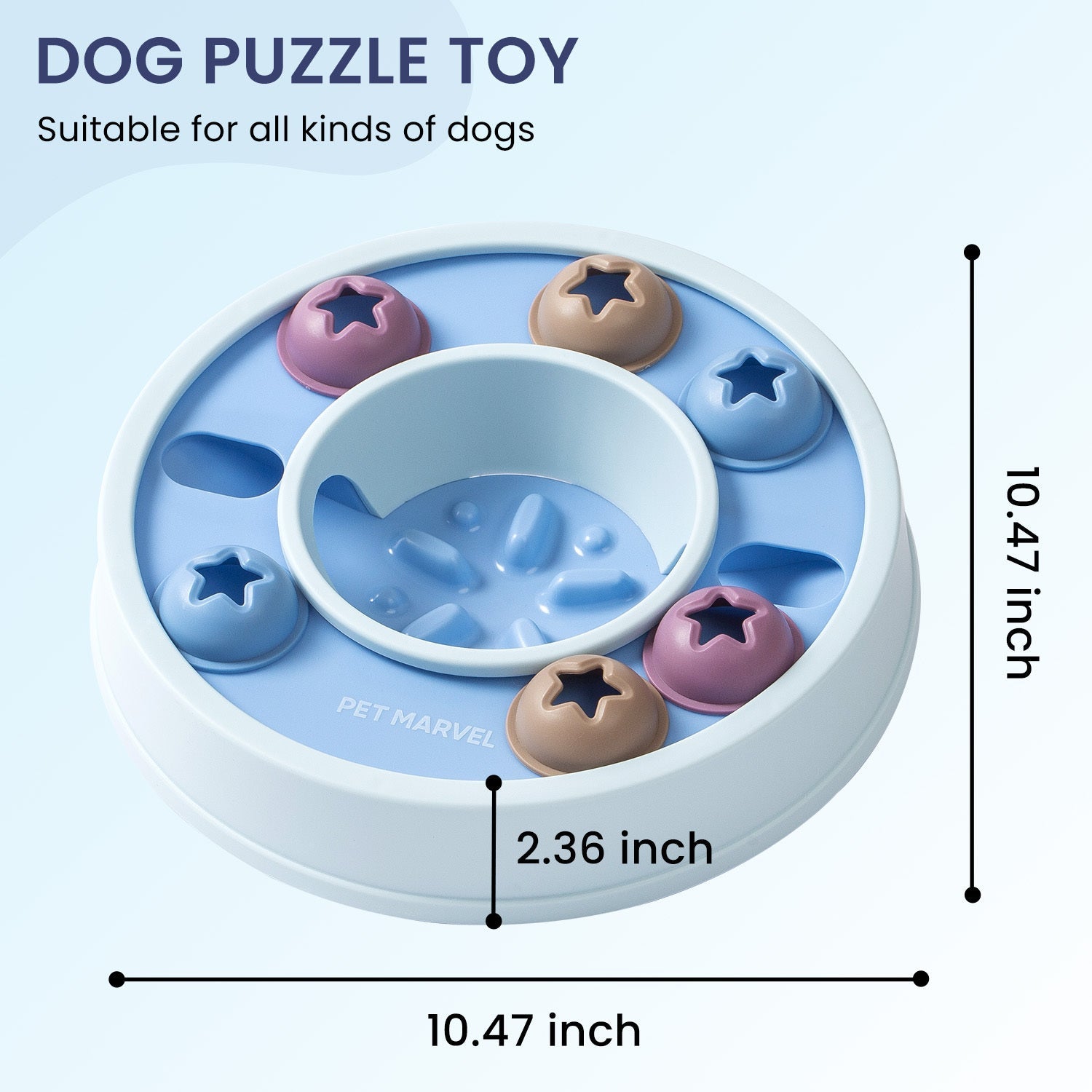 Interactive Puzzle Dog Toy - IQ Training Game Level 1-3