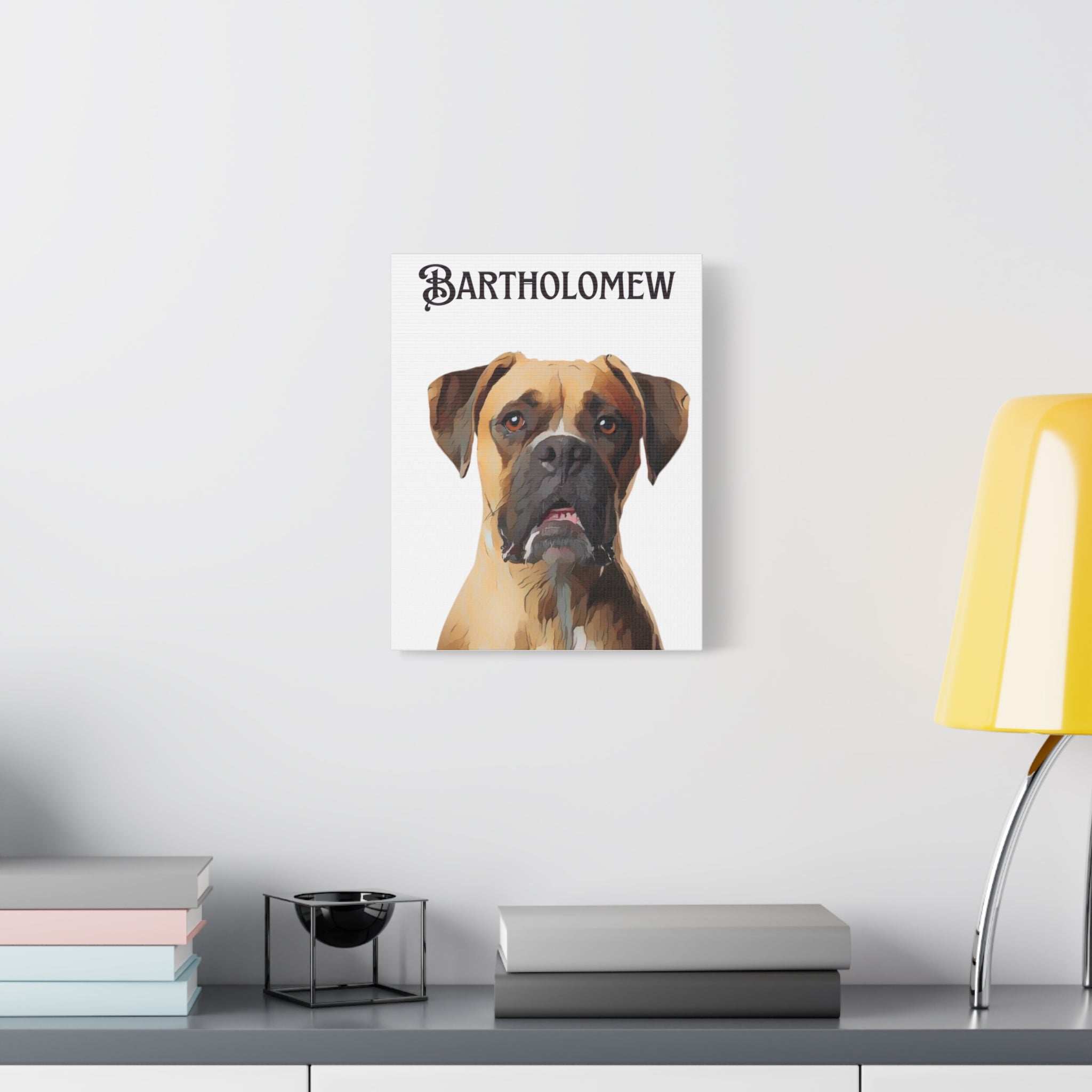 PAW-sonalized White Canvas Print | Upload Photo~Choose size
