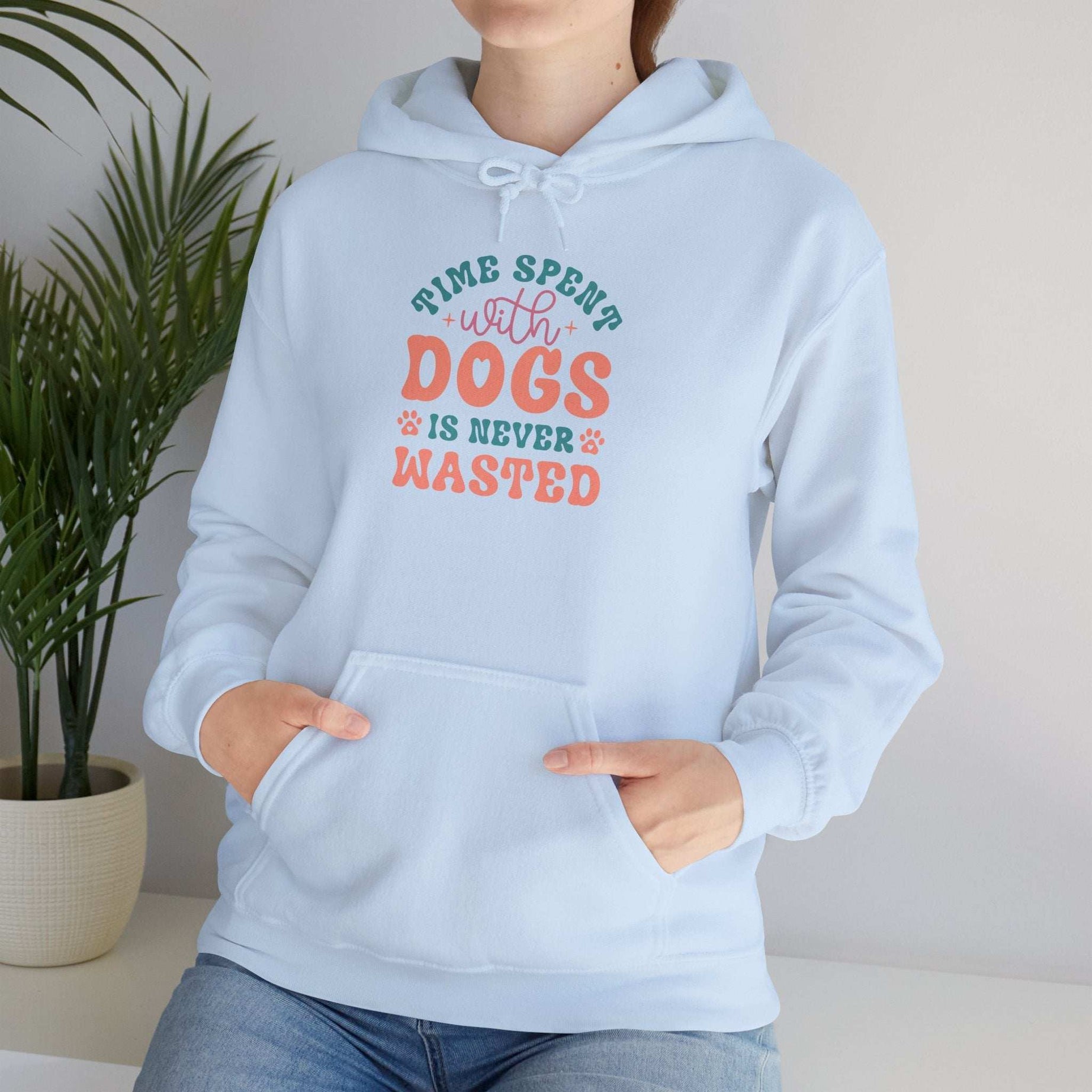 Time Spent with Dogs Hoodie - Perfect for Dog Lovers