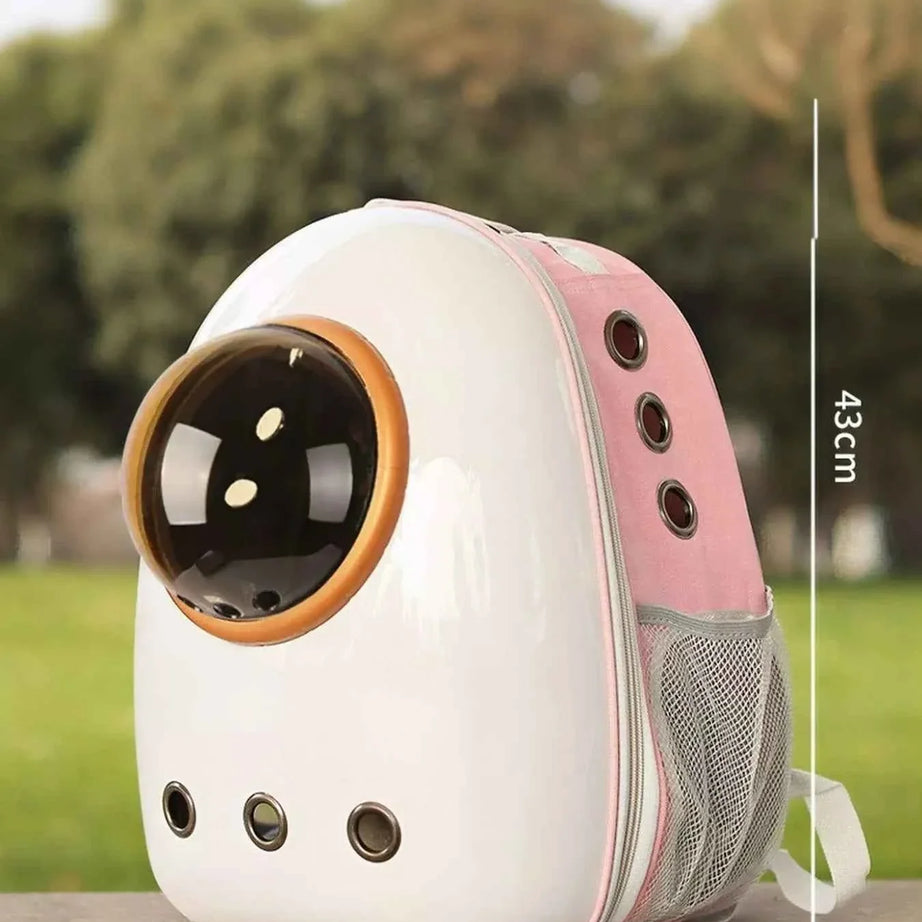 Pet Carrier Backpack - Space Capsule Transparent Bubble