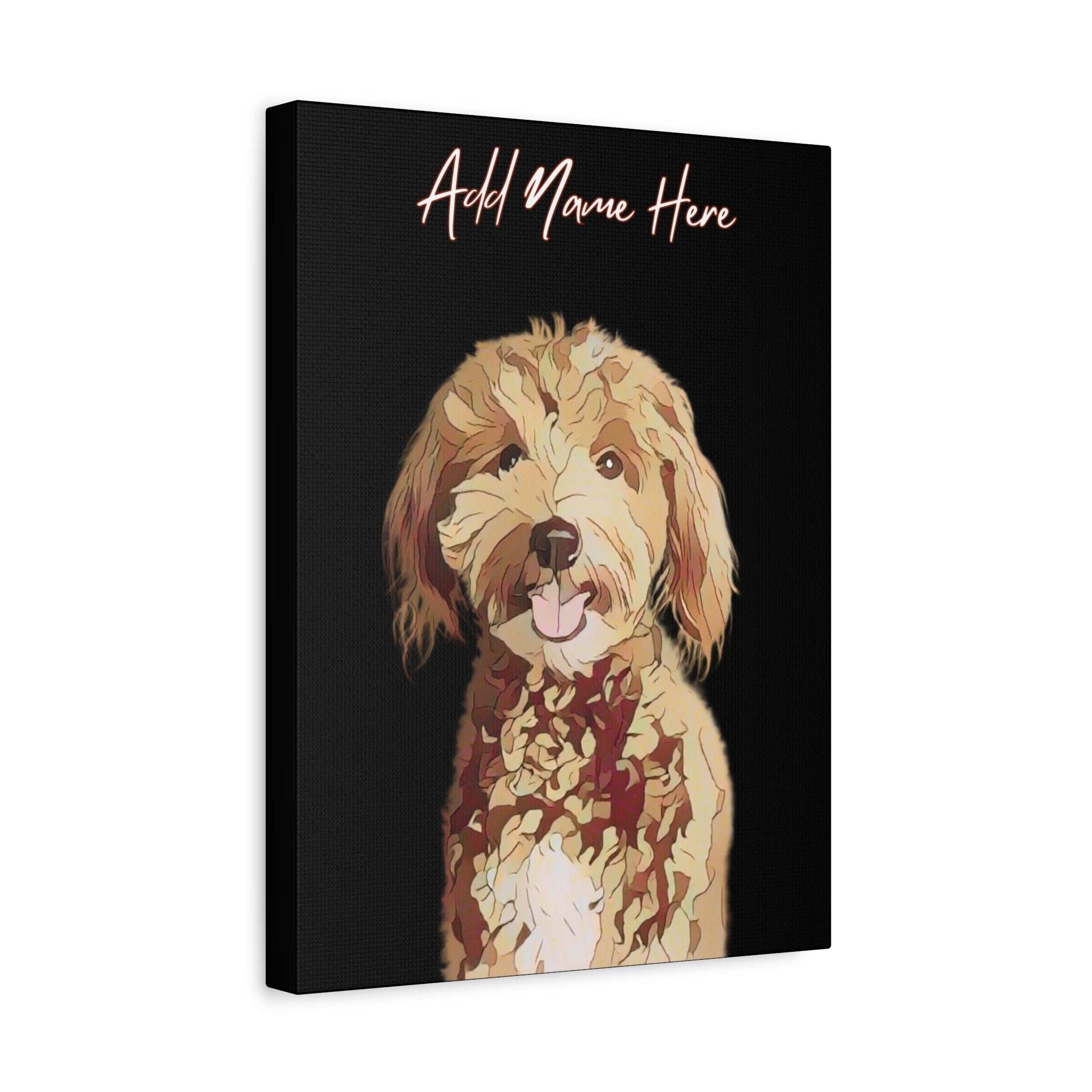 Custom Cartoonify Portrait Canvas - Personalized Art for Pet Lovers