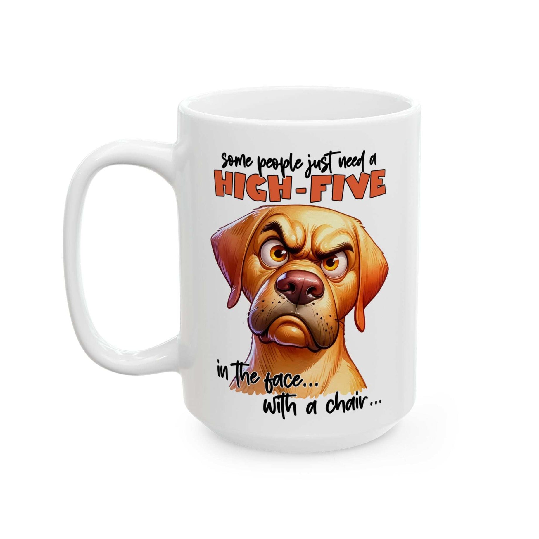 Humorous Dog Lover Ceramic Mug - Perfect Gift for Pet Owners