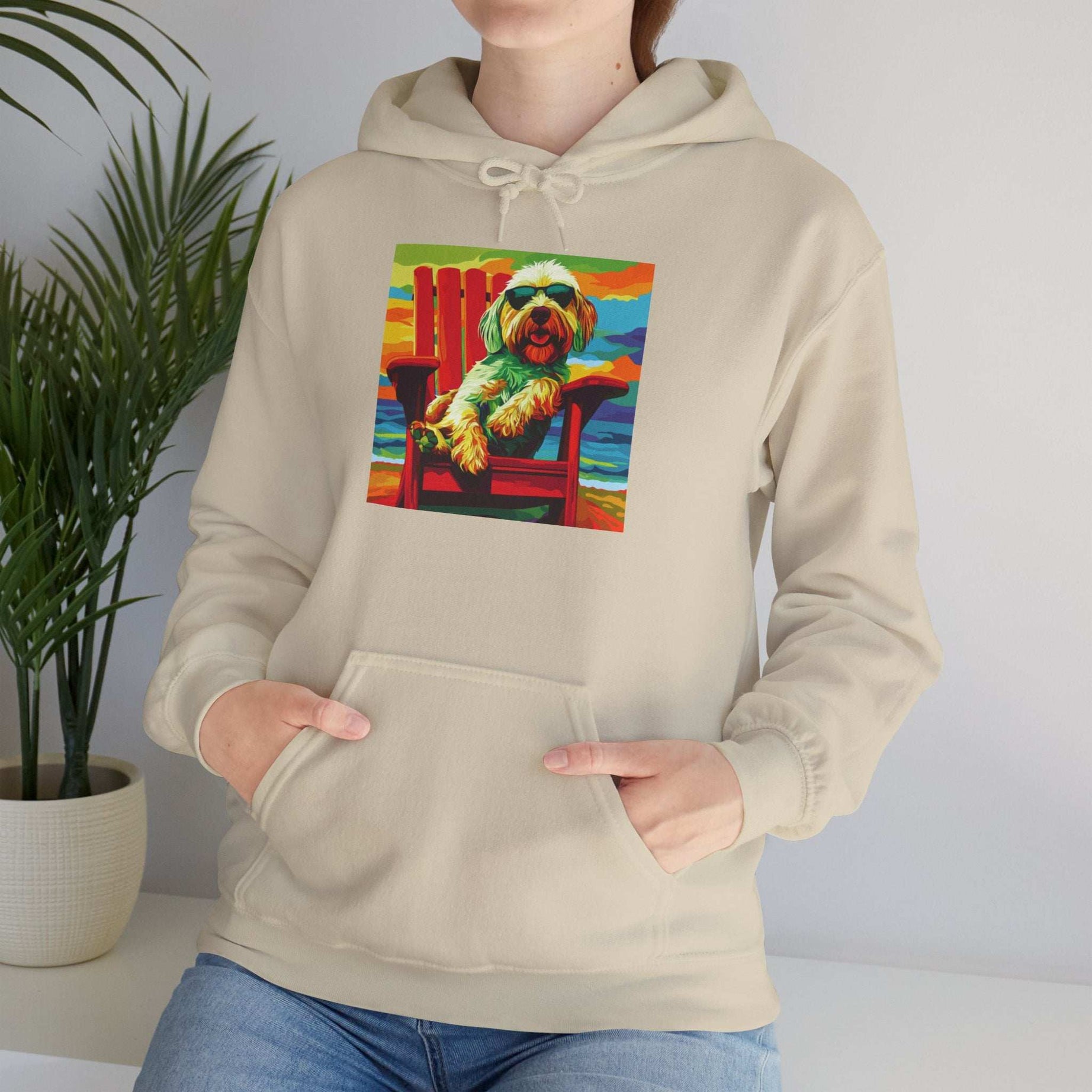 Colorful Goldendoodle Hoodie - Dog Lover Sweatshirt