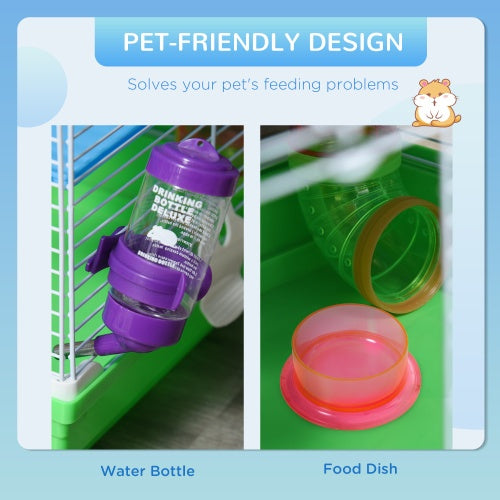5-Tier Hamster Cage - Complete Habitat with Tunnels