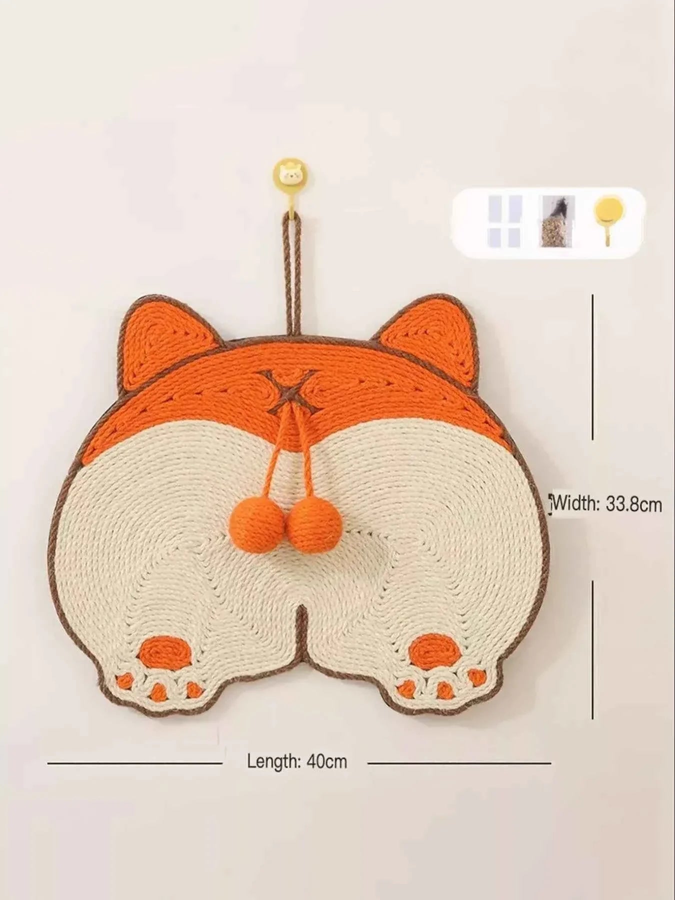 Cat Scratching Post Hanging - Cute Animal Toy Balls
