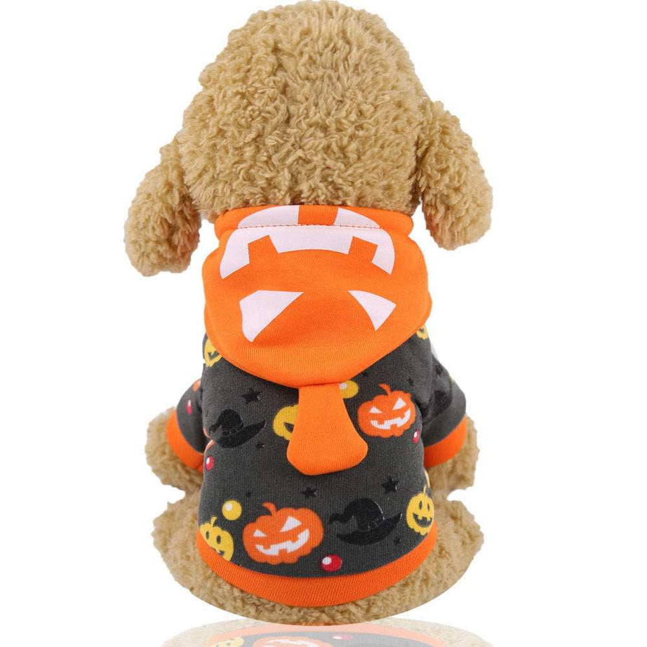 Pumpkin Lantern Pet Costume - Glowing Halloween Dog Outfit