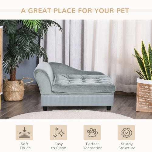Luxury Small Dog Bed - Hidden Storage
