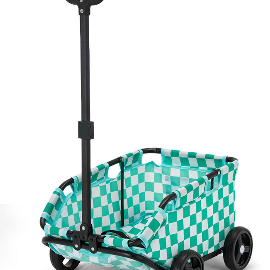 Foldable Pet Stroller Wagon - Portable Collapsible Outdoor Carrier