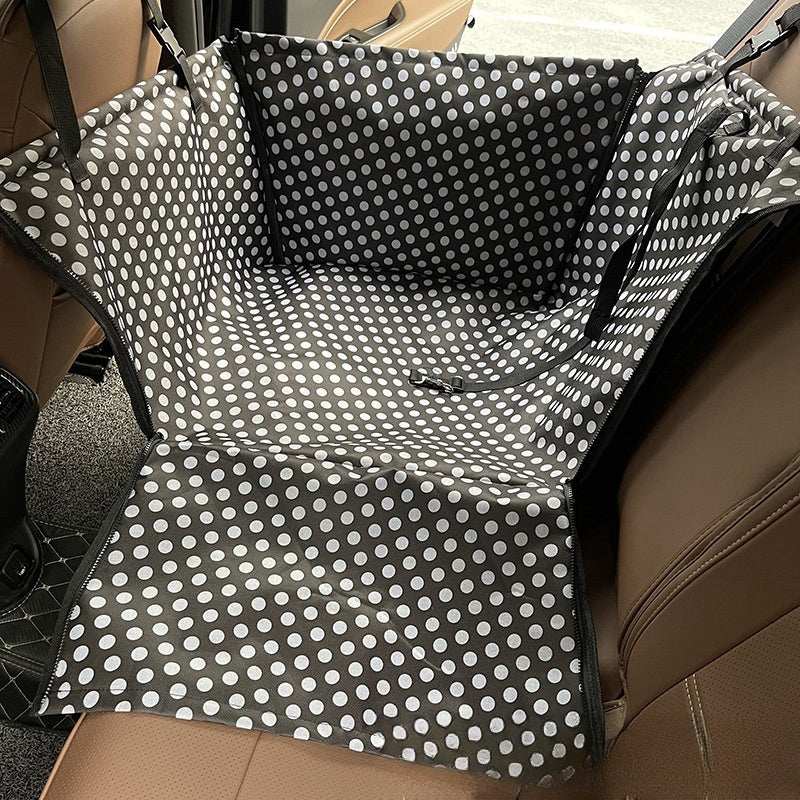Waterproof Pet Rear Printed Double Layer Car Protection Mat