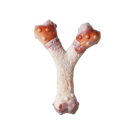 Polka Dot Bone Dog Toy Set - 3-Piece Bite-Resistant Chew Toys Medium Large Dogs