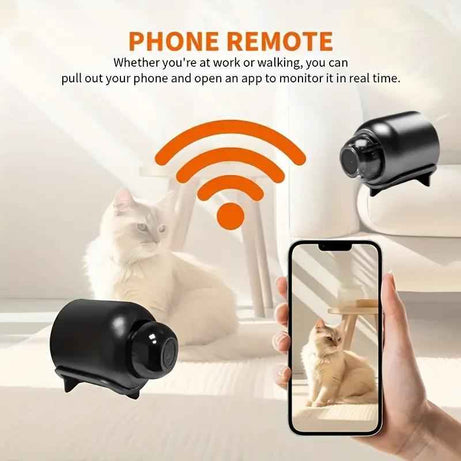 Indoor Pet Camera - Magnetic WiFi with Night Vision