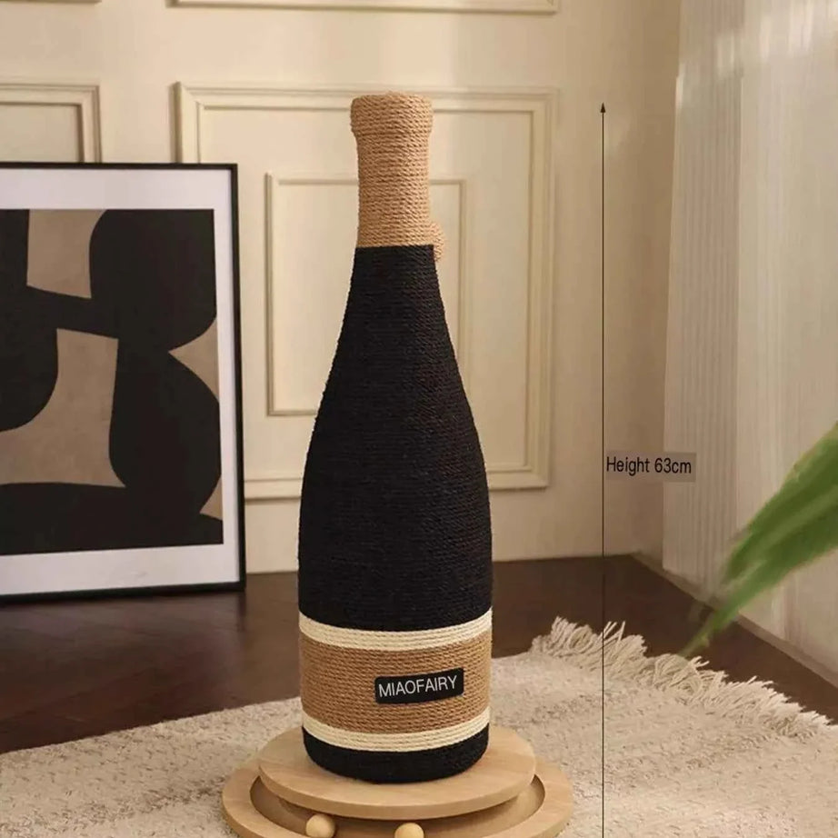 Cat Scratching Posts - Champagne Bottle Style