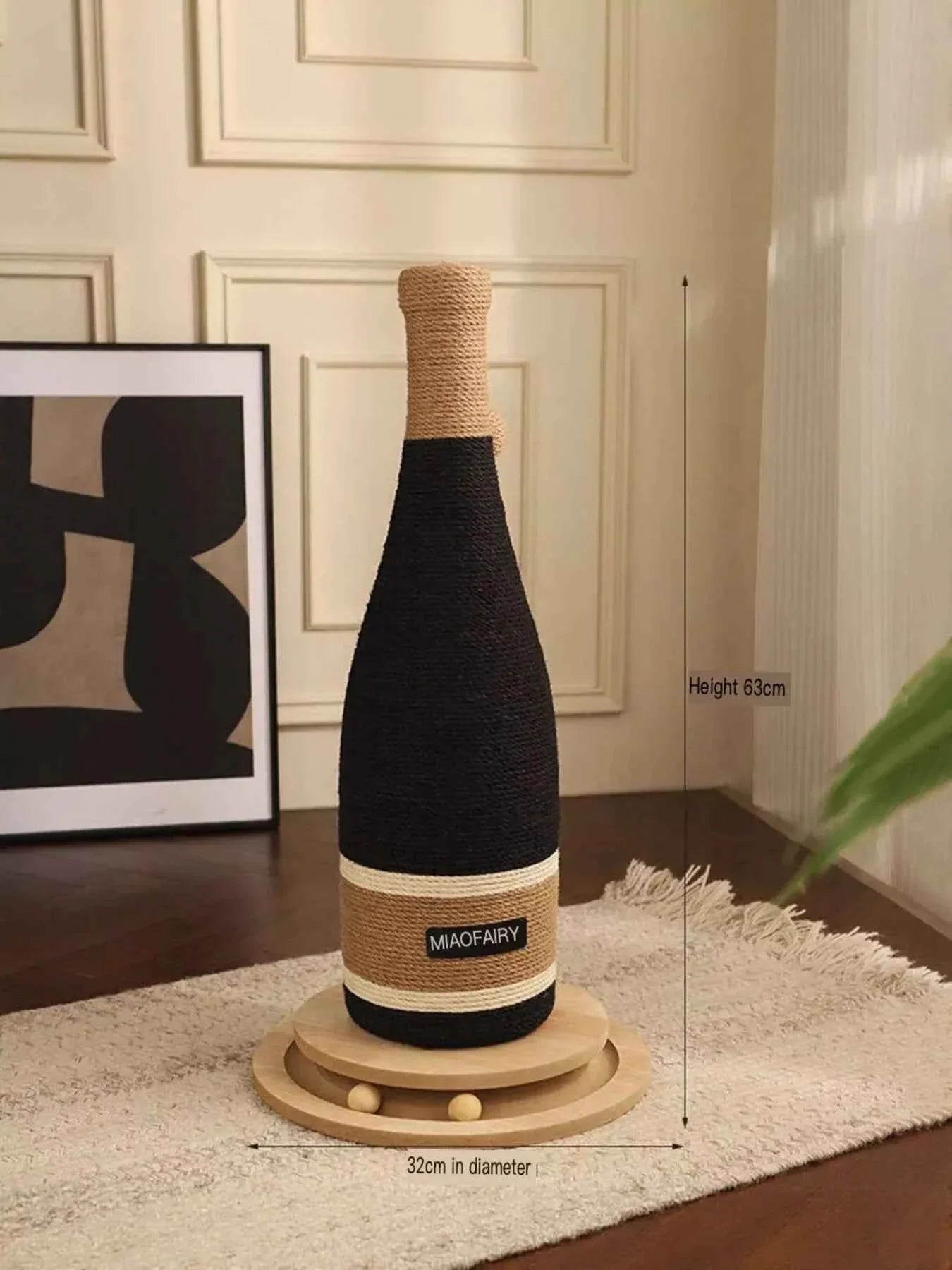 Cat Scratching Posts - Champagne Bottle Style