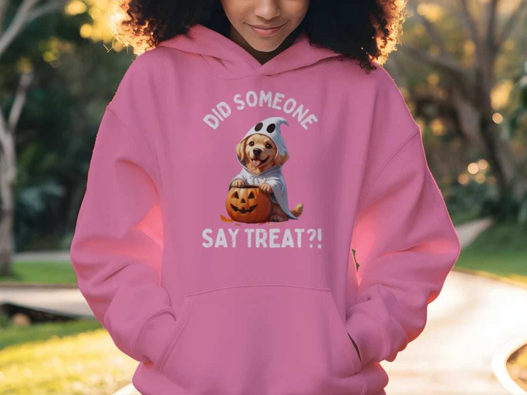 Did Someone Say Treats Hoodie Sweatshirt - Funny Dog Parent Pet Lover Hoodie