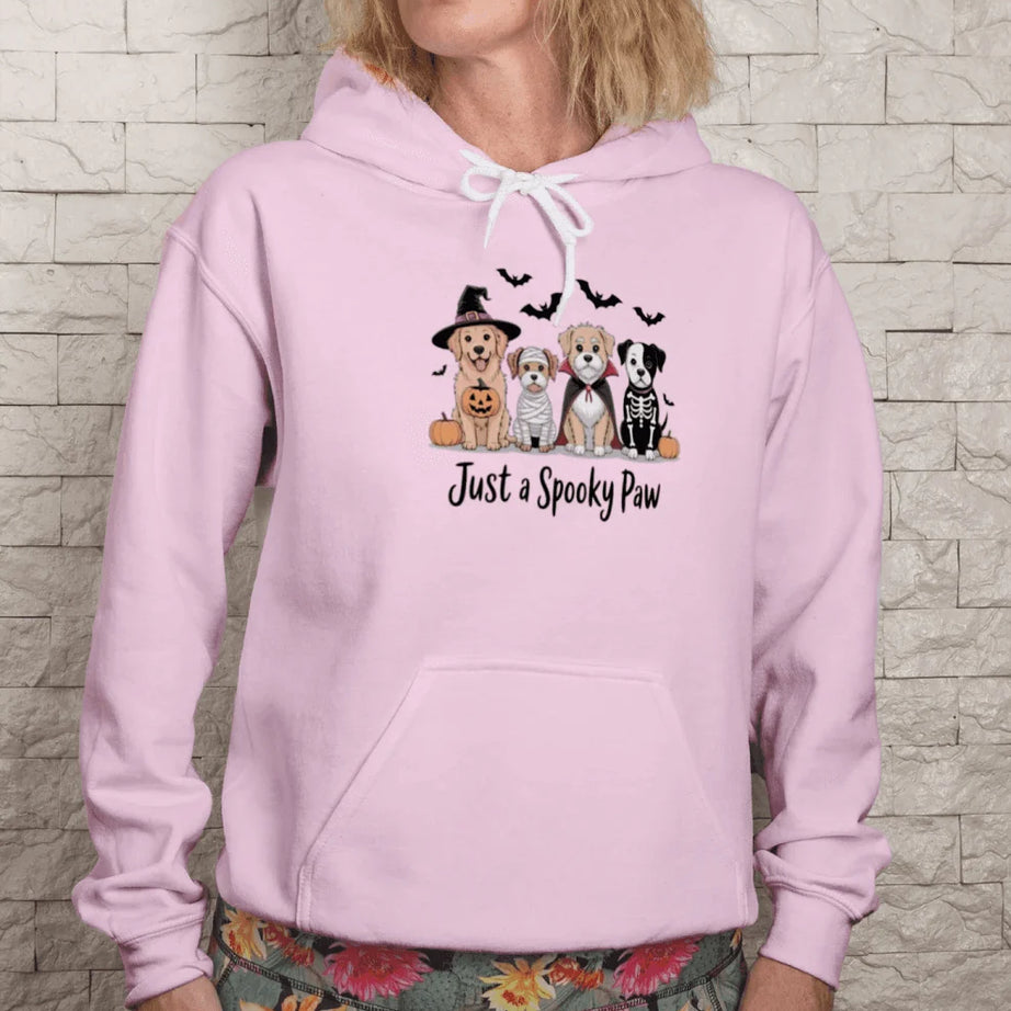Halloween Just A Spooky Paw Hoodie Sweatshirt