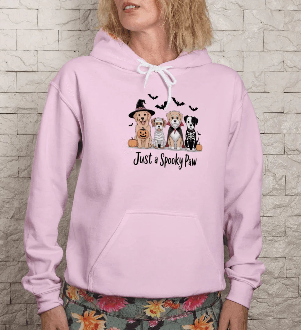 Halloween Just A Spooky Paw Hoodie Sweatshirt