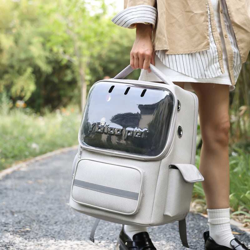 Breathable PVC Oxford Outdoor Portable Pet Bag Carrier